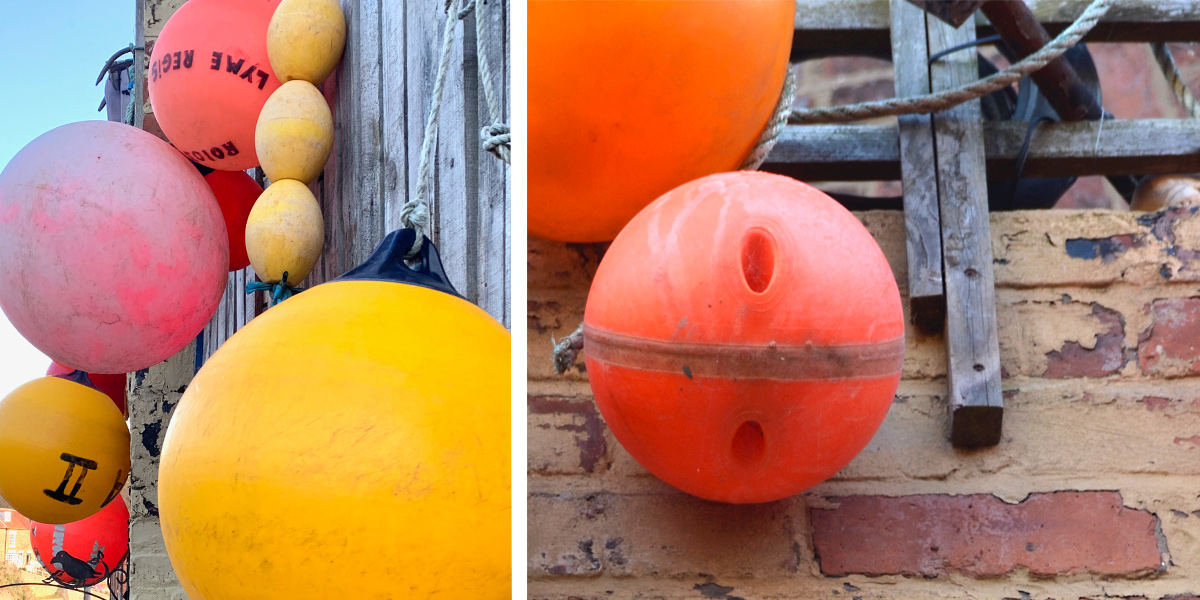 Inspiration from colourful buoys