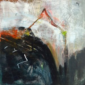 Minimal coloured abstract painting