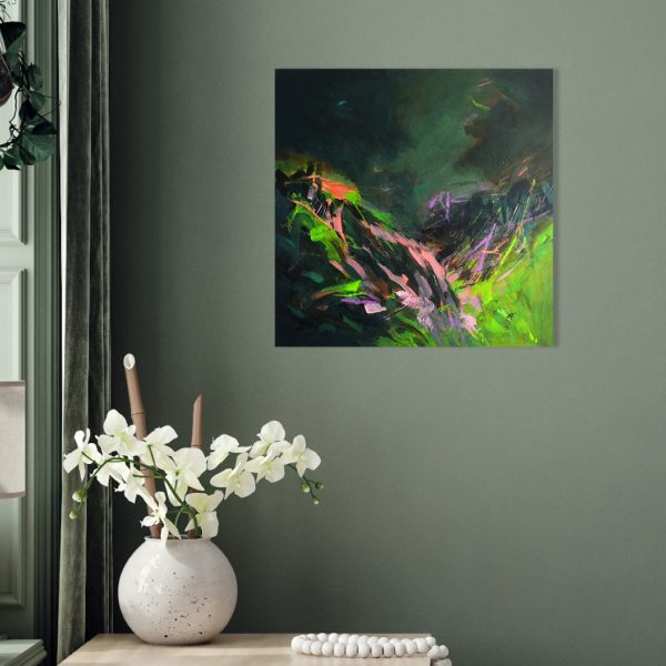 Nature inspired abstract painting