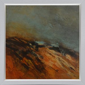 Abstract painting of the Yorkshire moors