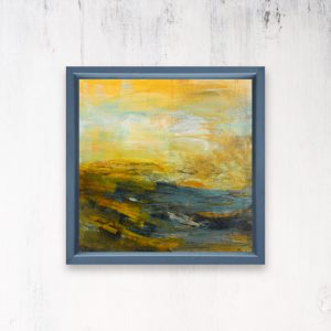 Abstract seascape painting