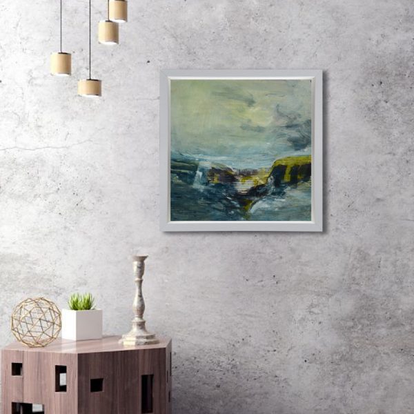 Seascape abstract painting