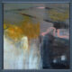 Deep grey and dusty pink original art Jeanne-Marie Persaud