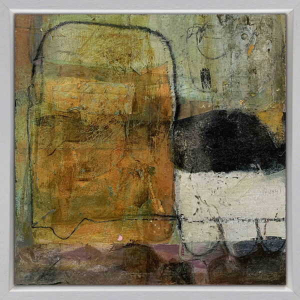 Mixed media painting Jeanne-Marie Persaud Contemporary Artist