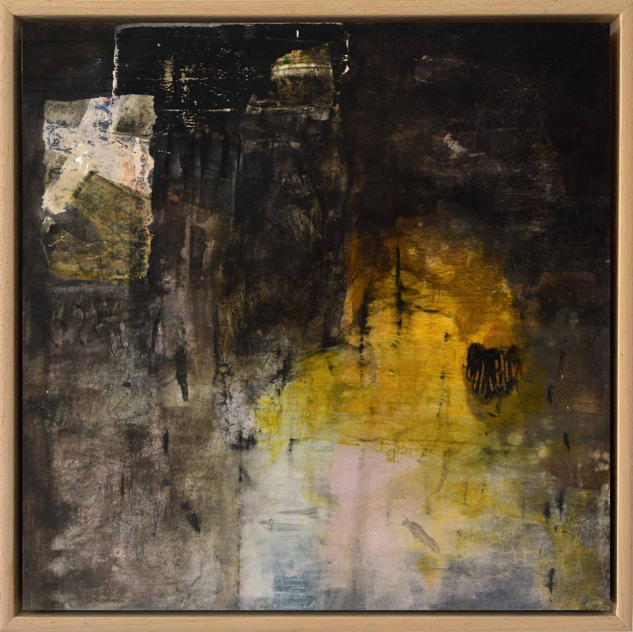 Dark abstract painting Jeanne-Marie Persaud