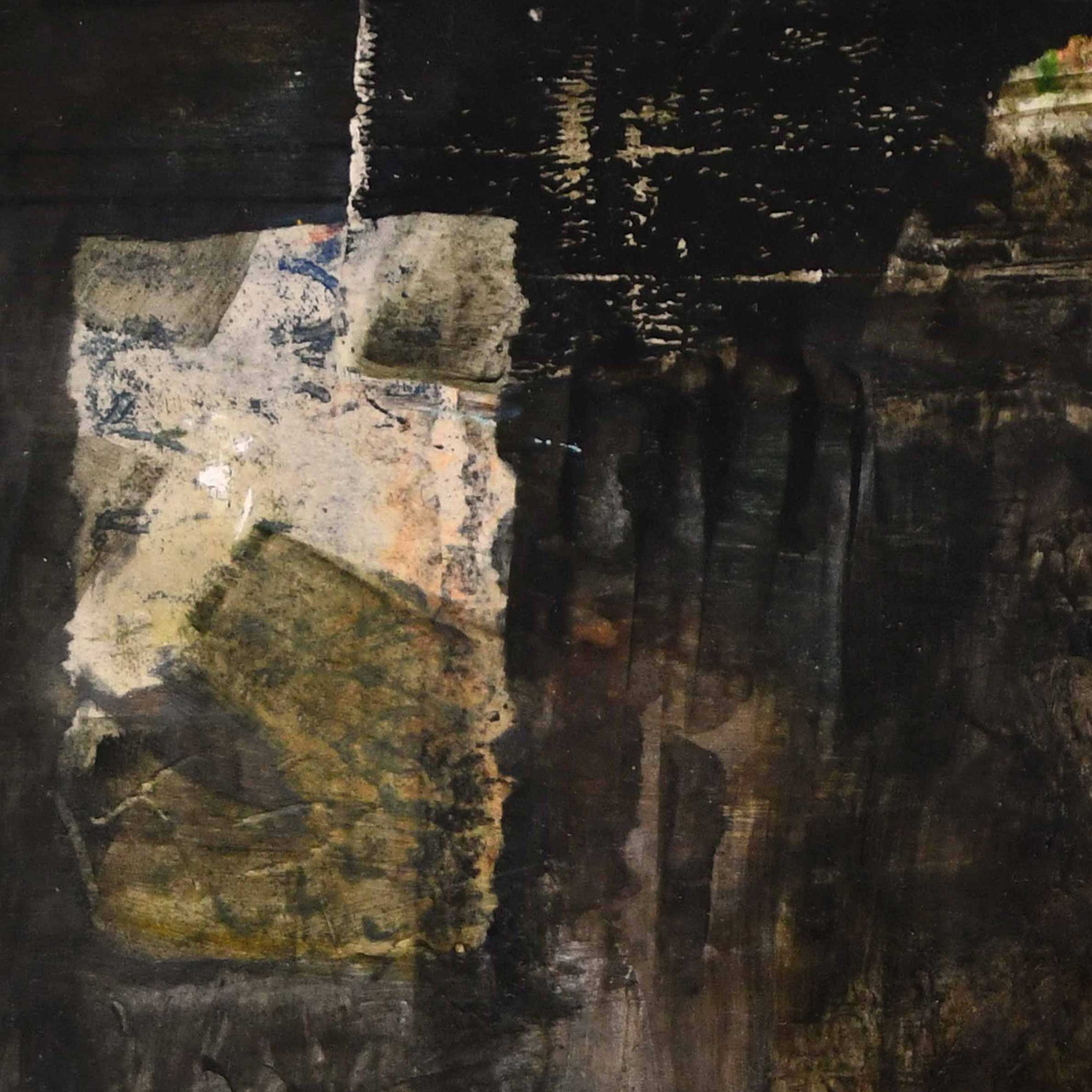 Detail of abstract painting Jeanne-Marie Persaud