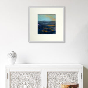 Textured abstract landscape painting Jeanne-Marie Persaud