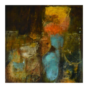 Abstract Painting on wood panel- Jeanne-Marie Persaud